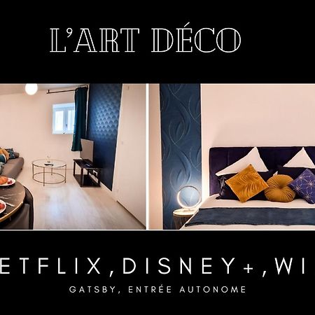 L'Art Deco 3 Etoiles Wifi, Netflix, Disney, Coeur De Bastide Villefranche-de-Rouergue Buitenkant foto